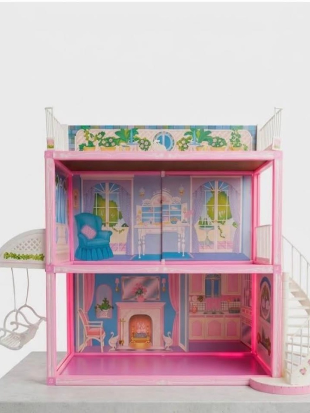 Vintage Barbie Living Pretty Glamour Dollhouse